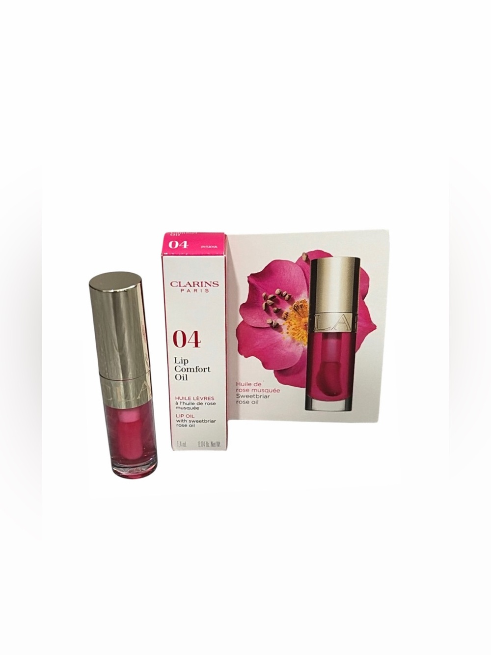 Clarins Mini Lip Comfort Oil 04 Pitaya - Hydrating Pink Lip Oil